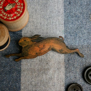 Leaping Hare brooch