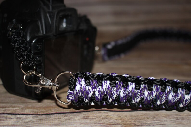 Purple Strap Detachable Paracord Strap Bag Strap Paracord Strap Personal Safety Paracord Strap Camera Strap