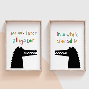 See You Later Alligator Goodbye Sign For Playroom Or Hallway Etsy