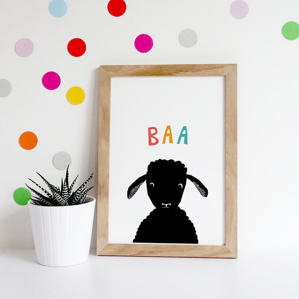 Nursery Decor PRINTABLE Art Farm Animals Decor Baby | Etsy