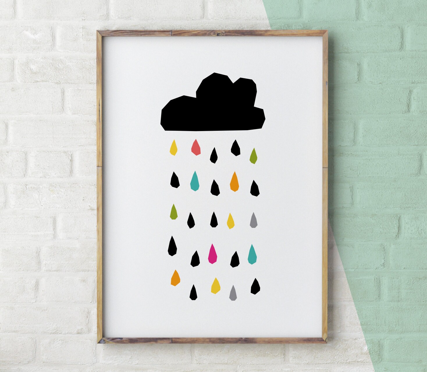 Modern Nursery Prints Rainbow Nursery Art Neutral Nursery Etsy