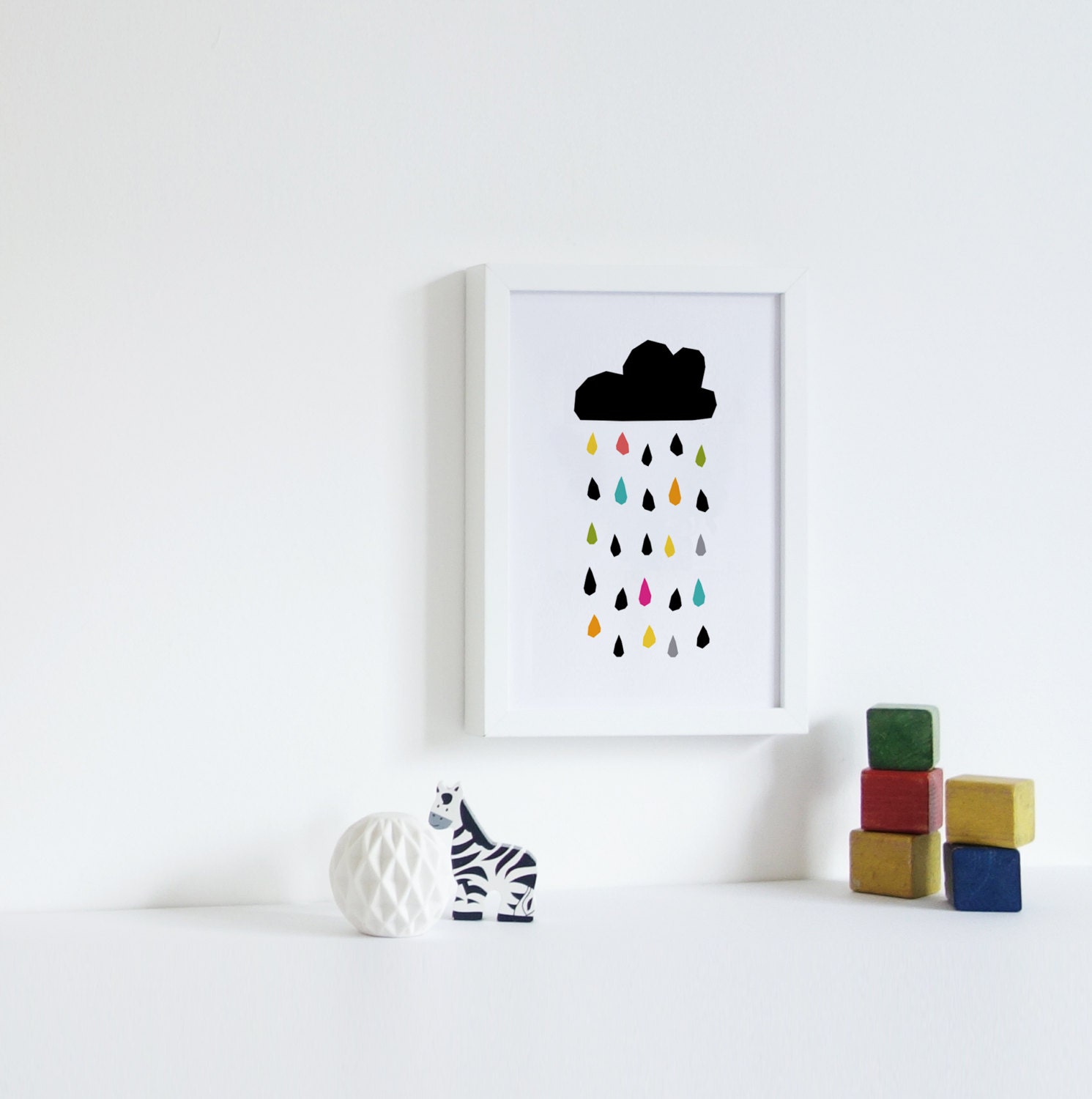 Modern Nursery Prints Rainbow Nursery Art Neutral Nursery Etsy