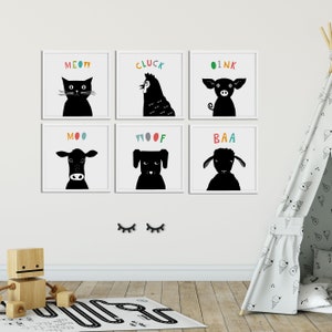 Baby Boy Nursery Animal Wall Decor, Dog Print, Nursery Wall Art, Printable Art, Nursery Decor, Gift for Dog Lover, Baby Shower Gift, PDF image 8
