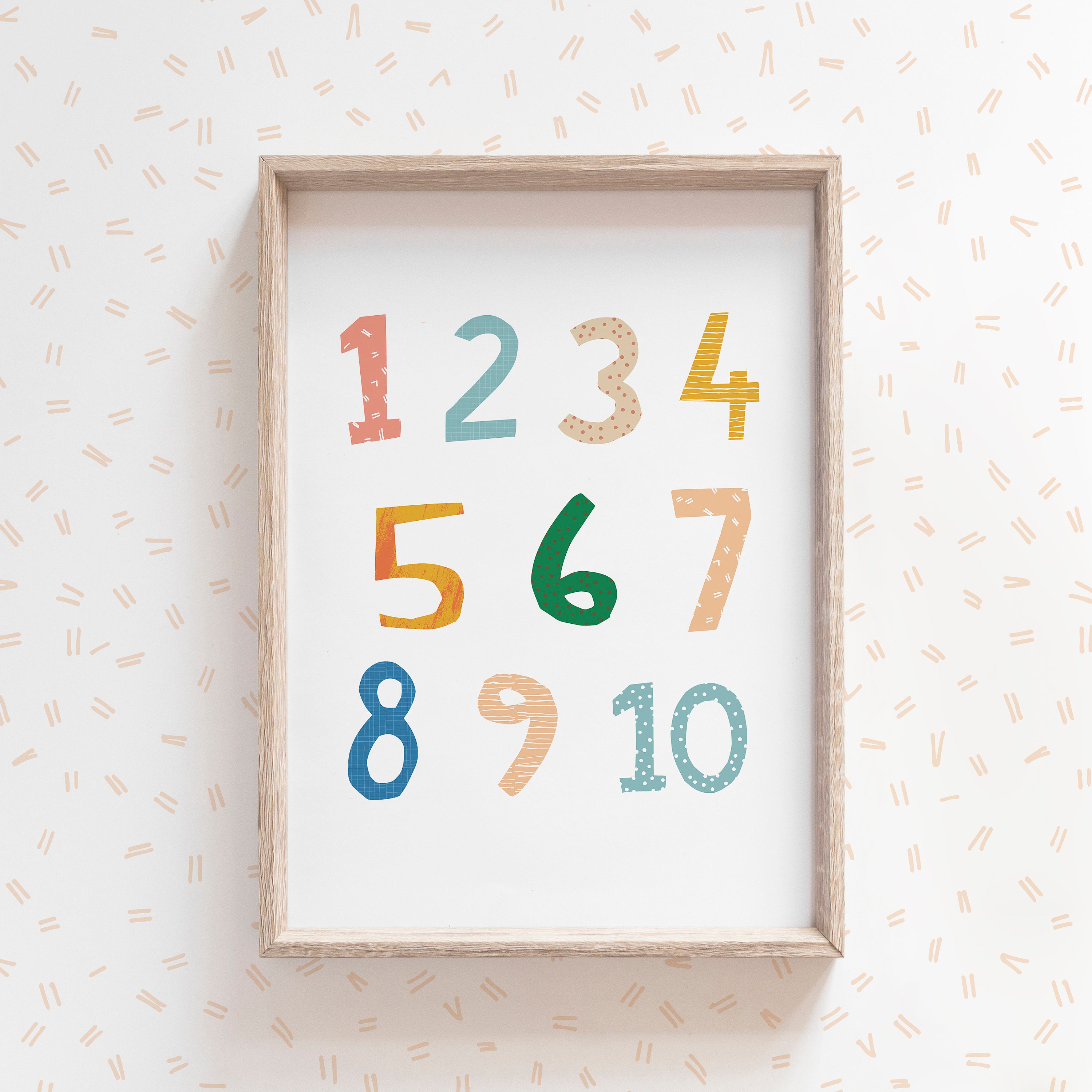 numbers print playroom wall art printable classroom decor etsy