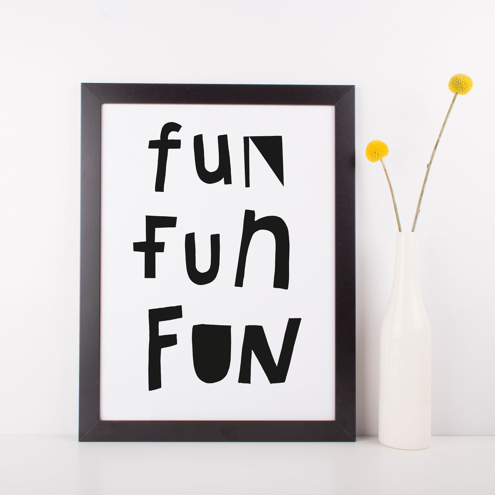 Lets Have Fun Print Wall Art for Nursery Kids Printable Art Etsy
