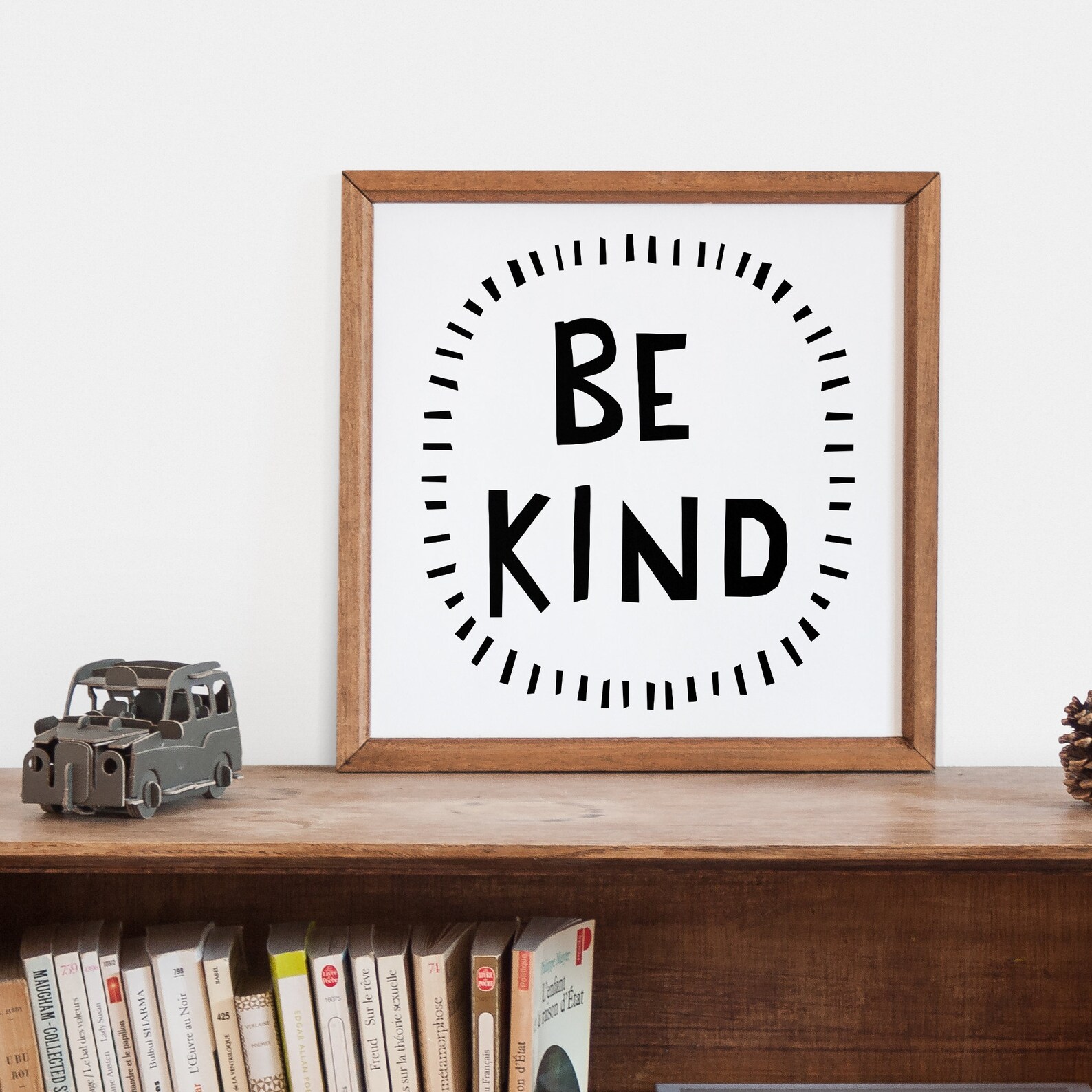 Be Kind Print Be Kind Wall Art Be Kind Home Decor Black and Etsy