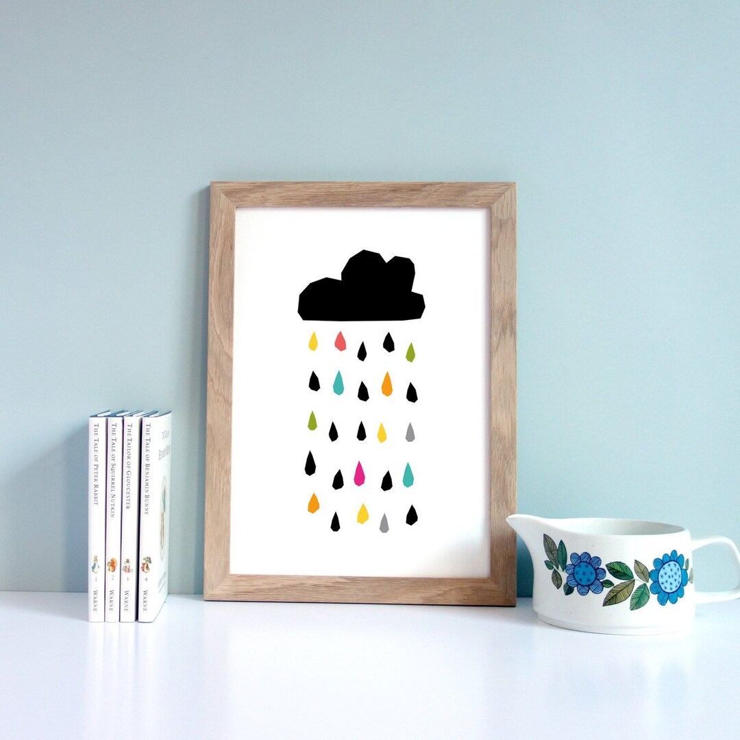 Modern Nursery Prints Rainbow Nursery Art Neutral Nursery Etsy