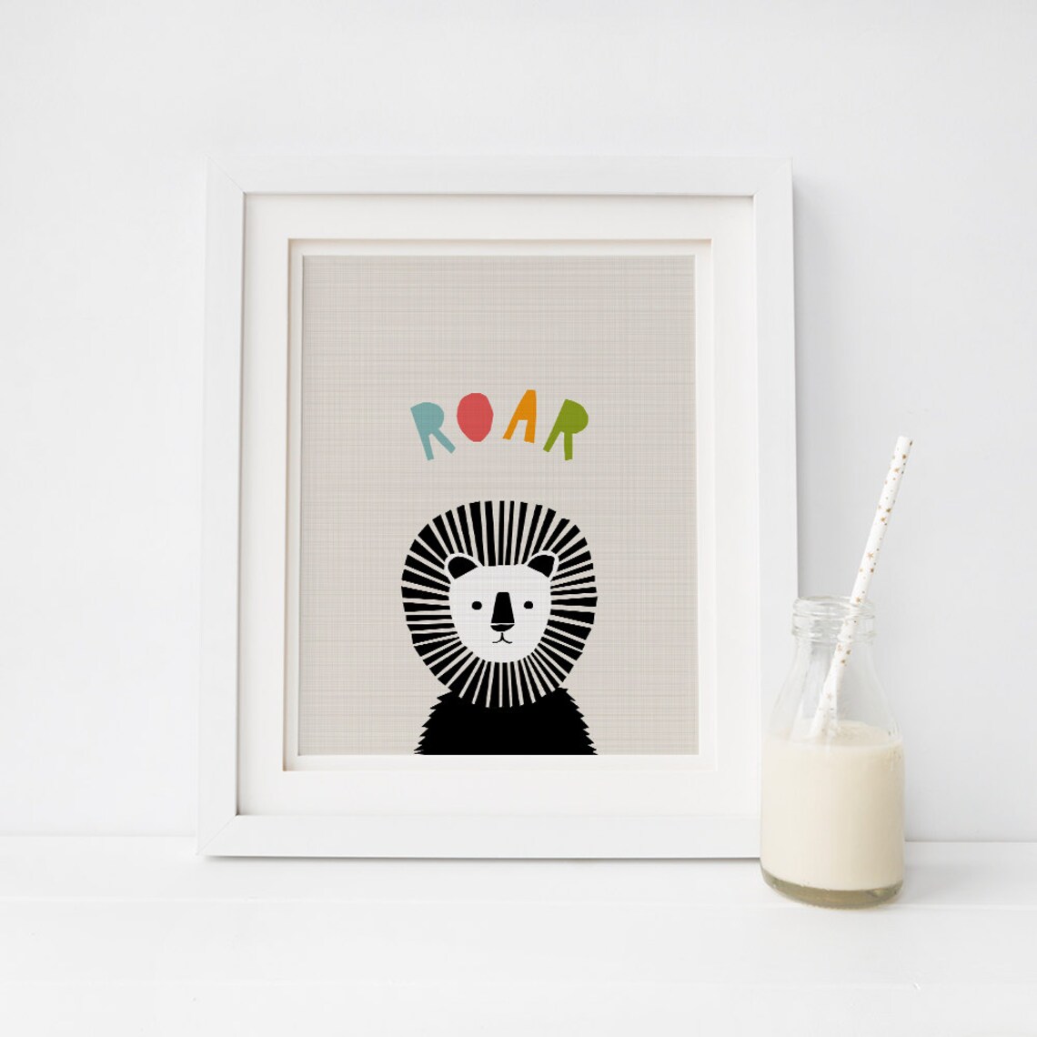 Lion Wall Art Nursery Childrens Wall Art Childrens Decor Etsy