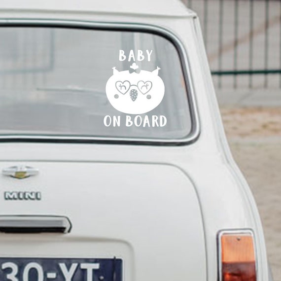 Coole Baby An Bord Zeichen Vinyl Auto Aufkleber Eule Vinyl Etsy