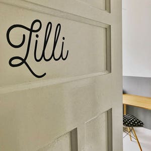 Custom door decals - Kids Door - Vinyl Door decal -  Custom Name Sticker - Baby Room Decor - Kids Room Decor