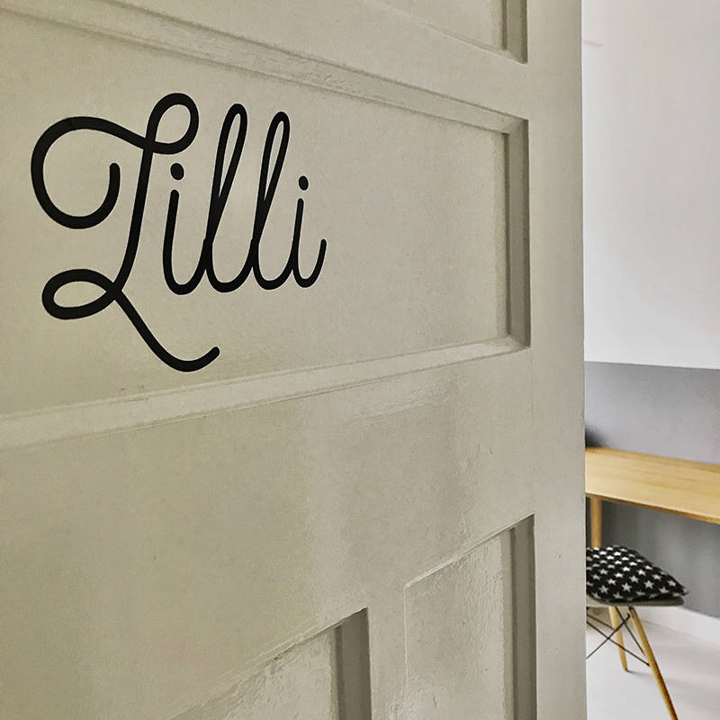 Custom door decals - Kids Door - Vinyl Door decal -  Custom Name Sticker - Baby Room Decor - Kids Room Decor