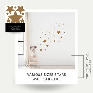 Star wall decals - Various Sizes - Star Vinyl Sticker Set