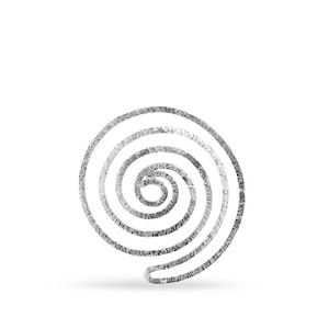 Sterling silver 925 handmade bookmark spiral