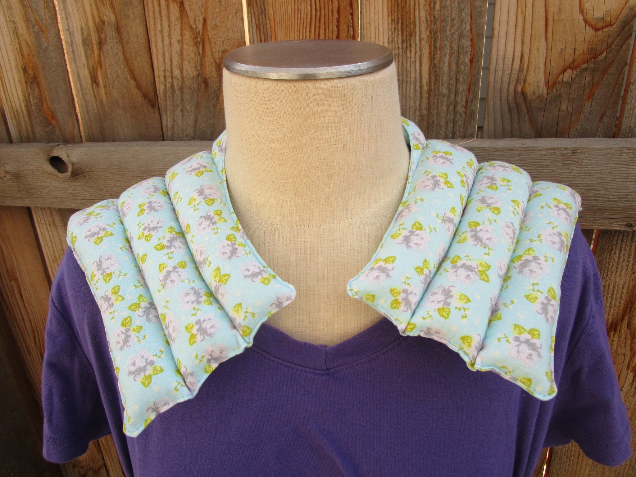 Soothing Rice Filled Neck and Shoulder Wrap. Use Hot or Cold Etsy UK
