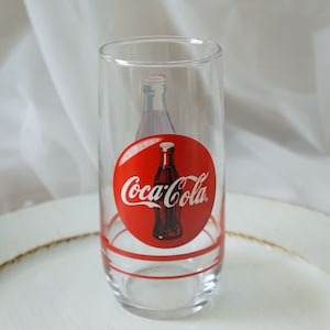 Vintage 1999 Coca Cola Coke Glass Tumbler