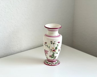 ローラ アシュレイの花瓶 ホワイト＆ピンク - Etsy 日本