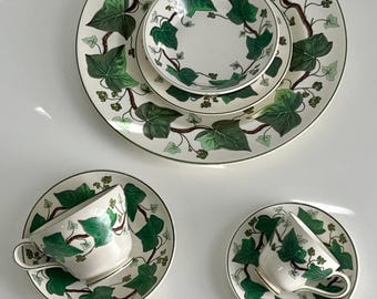 England Wedgwood of Etruria Barlaston Napoleon Ivy China Cup Saucer Bread Plate Salad Plate Dinner Plate ~Choice~