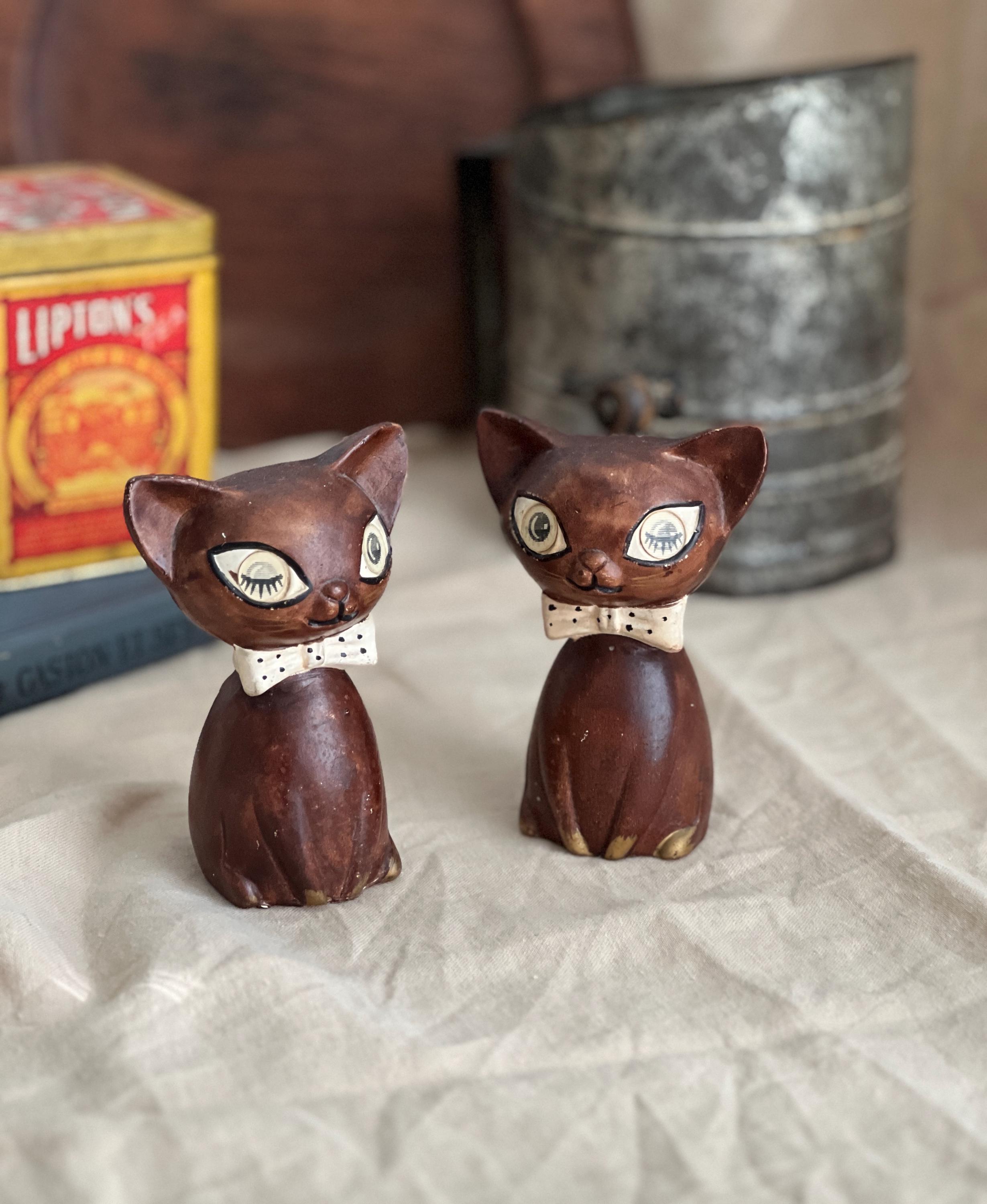 ペッパーアンドソルト　アメリカ　ビンテージ　猫　ハワイ　レトロ　アンティーク ペッパーアンドソルト アメリカ ビンテージ 猫 ハワイ レトロ