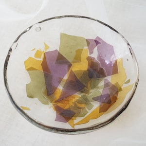 Signed Murano La Murrina Collage Glass Bowl