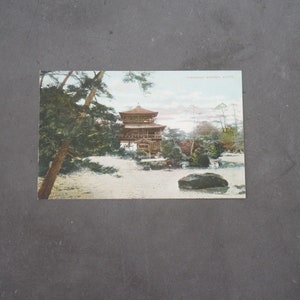 Postkarte Carte Postale Th. E. L. Serie Kinkakuji Garten Kyoto Postkarte