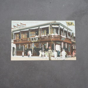 Postkarte Carte Postale Th. E. L. Serie 1008 China Shanghai Teehaus Nanking Road
