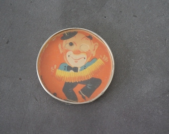 Vintage Clown Hand Held Dexterity Puzzle Made in US Zone Germany D.R.G.M.
