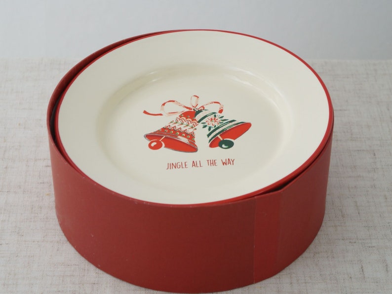 Set of 4 World Market Cost Plus Christmas Retro Holiday Etsy