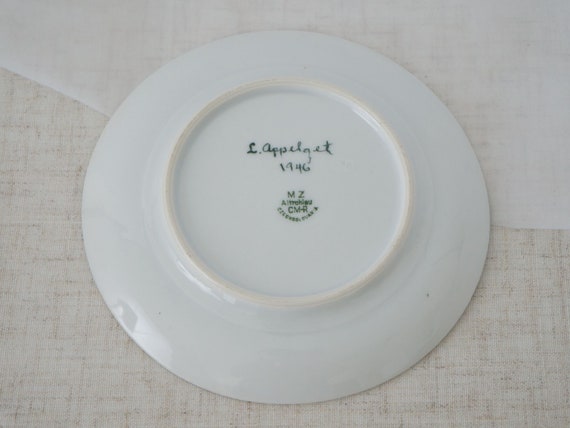 Vintage 1946 MZ Altrohlau CMR Czechoslovakia Signed Hand Painted