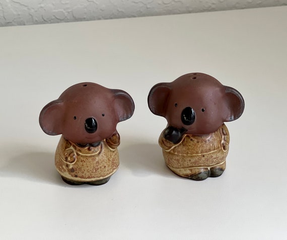 Vintage Gempo Pottery Koala Ceramic Mug Teapot Pitcher Sugar