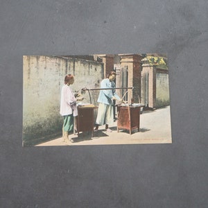 Postkarte Carte Postale Th. E. L. Serie 1008 China Chinese Food Peddler Street Food Postcard Unused