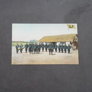 Postkarte Carte Postale Th. E. L. Serie Late Qing Dynastie Chinesische Soldaten Postkarte