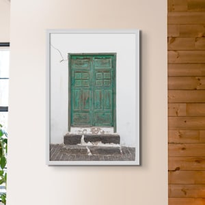Green Door / Teguise Lanzarote / Lanzarote Photo / Teguise Door /Lanzarote Art / Canary Islands / Old Door