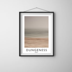 Dungeness Shoreline / Dungeness Travel Poster / Kent Travel Poster / Kent Coast / Dungeness / Travel Gift