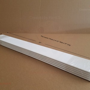 Shutter Louver Replacement Kit 5 Pack 4-1/2&quot; x 7/16&quot; x 37&quot; - L4P5x37 Hardwood