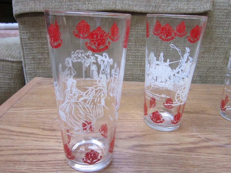 Vintage Jelly Premium Glasses circa 1950 Etsy