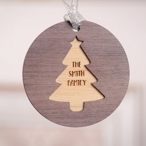 Personalised Christmas tree Decoration image 2