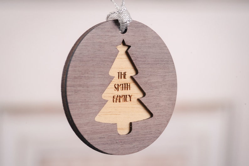 Personalised Christmas tree Decoration image 6