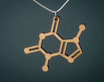 Chocolate Molecule Charm (theobromine)