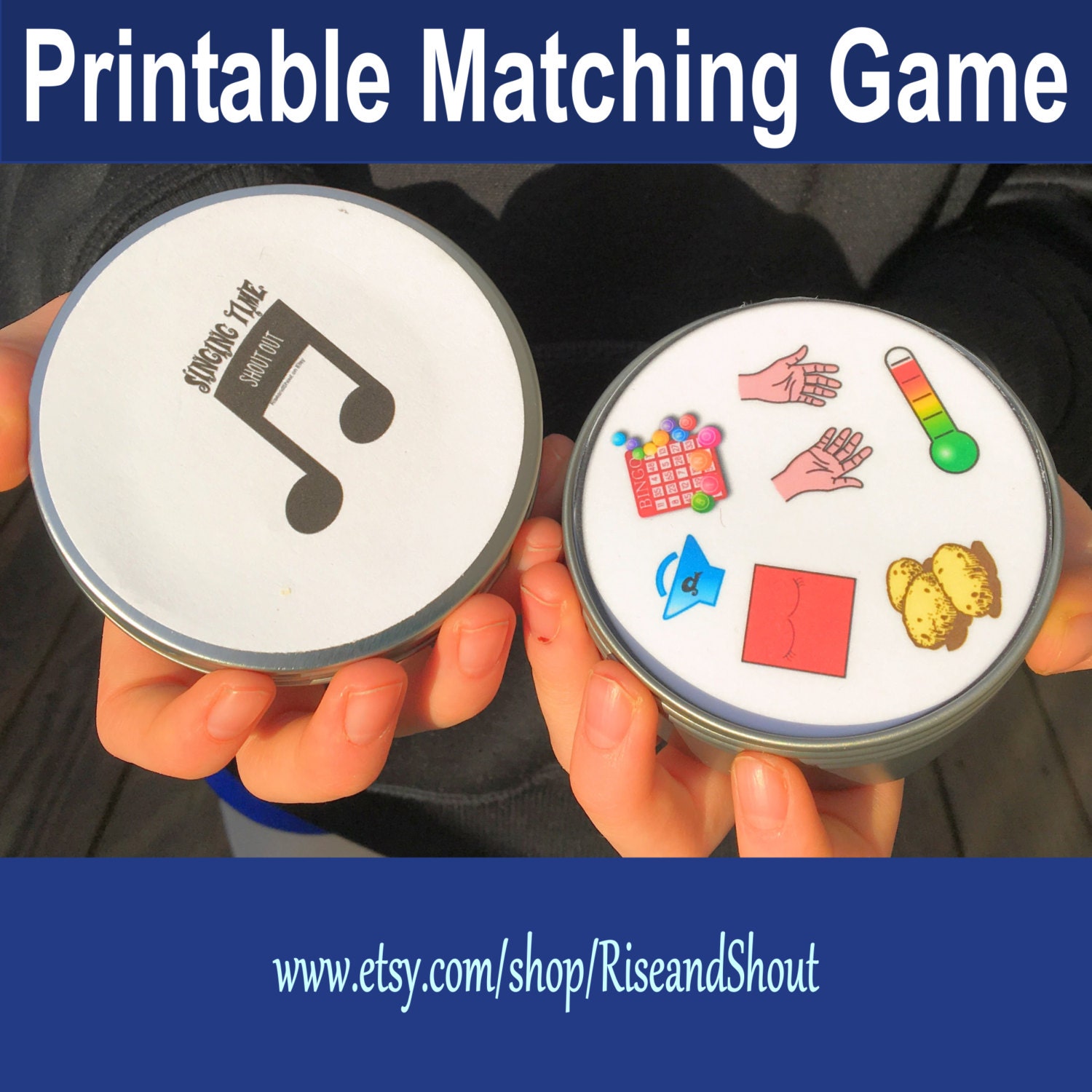 SINGING TIME MATCHING Game Shout Out, 31 Cards and Singing Varieties ...