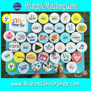 SERVICE KINDNESS Shout Out Game Spot the Match Character Education Family Game, Church, Scouts, School, Service Ideas, Kindness Ideas image 4