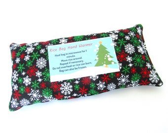 Rice Bag Heating Pad, Rice Bag, Rice Pack, Hot/Cold Pack, Stocking Stuffer, Gifts for Coworkers, Christmas Gift Under 10, Christmas Rice Bag