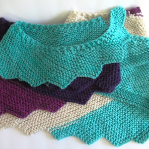 Écharpe triangulaire, châle turquoise, écharpe asymétrique, châle asymétrique, châle triangle violet, écharpe triangle asymétrique, Noël pour maman