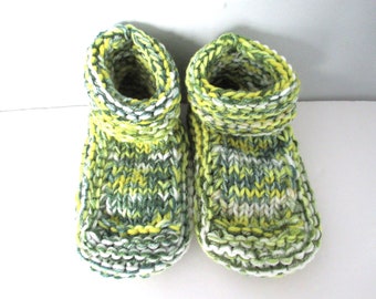 Kid Slippers, Girl's Slippers, Boy's Slippers, Childrens slippers, Kid's House Shoes, Green Slippers, Stocking Stuffer Kids