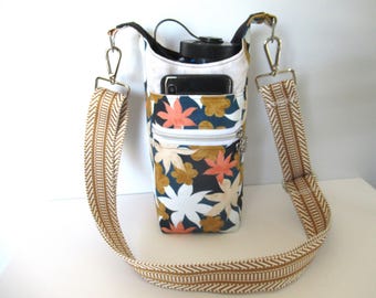 Water Bottle Sling, Water Bottle Bag, Water Bottle Crossbody, H20go Bag, Hiking Crossbody, Drink Bag, Drink Holder, Water Bottle Holder