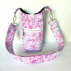 Water Bottle Sling, Water Bottle Bag, Water Bottle Crossbody, H20go Bag, Hiking Crossbody, Drink Bag, Drink Holder, Water Bottle Holder