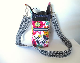 Water Bottle Sling, Water Bottle Bag, Water Bottle Crossbody, H20go Bag, Hiking Crossbody, Drink Bag, Drink Holder, Water Bottle Holder