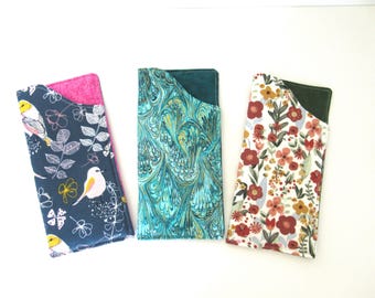 Sunglasses Case, Soft Glasses Case, Sunglasses Sleeve, Readers Case, Case for Readers, Case for Sunglasses, Stocking Stuffer