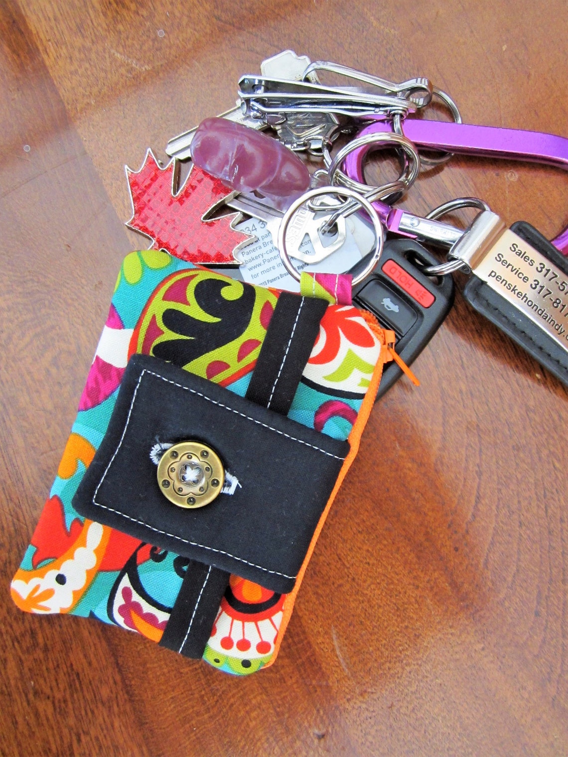 designer card case keychain designer card case keychain