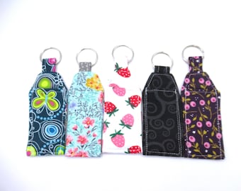 Chapstick Holder, Chapstick Keychain, Gift Under 5, Lip Balm Keychain, Chapstick Holder, Stocking Stuffer, Bulk Gift, Gift for Teachers