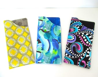 Sunglasses Case, Soft Glasses Case, Sunglasses Sleeve, Readers Case, Case for Readers, Case for Sunglasses, Stocking Stuffer